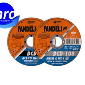 Disco para corte de metal y acero inoxidable 4-1/2" DCD-108 Fandeli