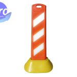 POSTE TRAFISIT BASE AMARILLA  (para arena) Con REFLEJANTE SR1029-A  MRS.