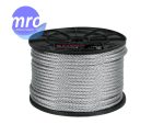 Rollo Cable de Acero 7x7 Hilos Recubierto PVC
