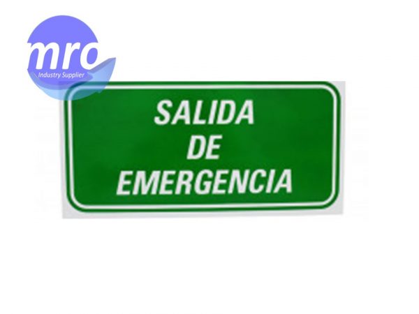 SEÑALETICA SAÑIDA DE EMERGENCIA PROTECCION CIVIL