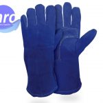 Guante Soldador Azul Hilo Kev C/Refuerzo SG1046