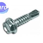 Pija Hexagonal Punta de Broca Galvanizada