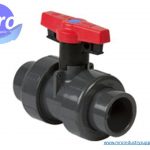 Válvula Bola Doble Tuerca CPVC Ácidos Ced 80 Spears®