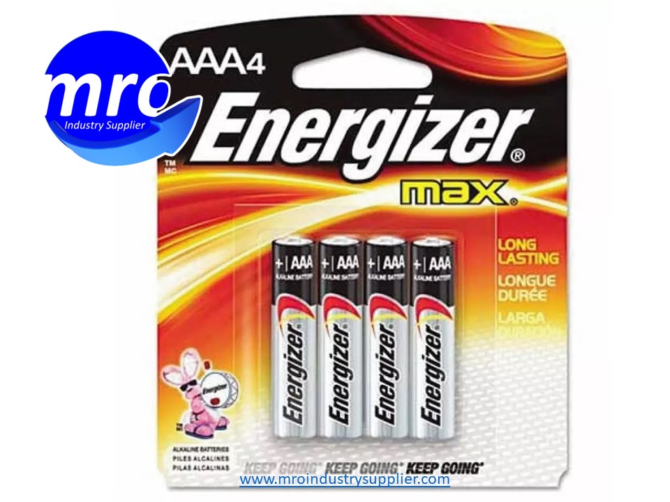 Pila Alcalina AAA Energizer Max 4 Pz – MRO Industry Supplier