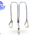 SP1057G AMORTIGUADOR DE CAIDA CON DOBLE BANDA DE SEGURIDAD NYLON GANCHO G MR SEGURIDAD