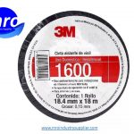 Cinta-Aislante-Negra-De-Vinil-18mts-Temflex-1600-Marca-3m-MRO-INDUSTRY-SUPPLIER