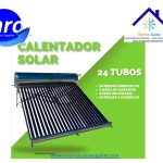 CALENTADOR SOLAR 24 TUBOS BAJA PRESION -MRO INDUSTRY SUPPLIER