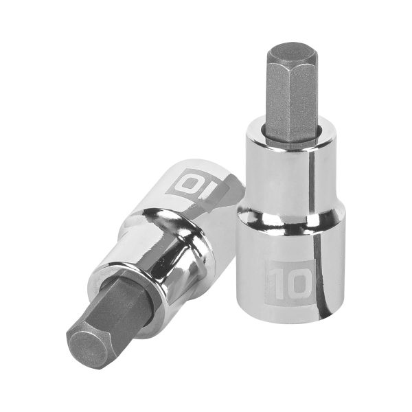 Dado punta hexagonal de 10 mm, cuadro 1/2", Truper