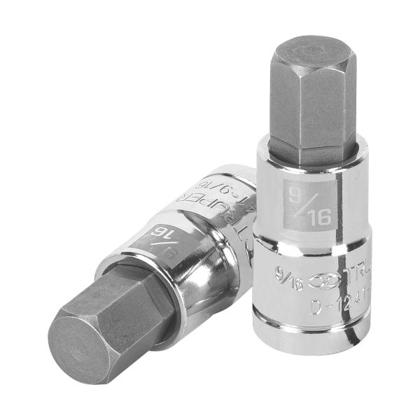 Dado punta hexagonal de 9/16", cuadro 1/2", Truper