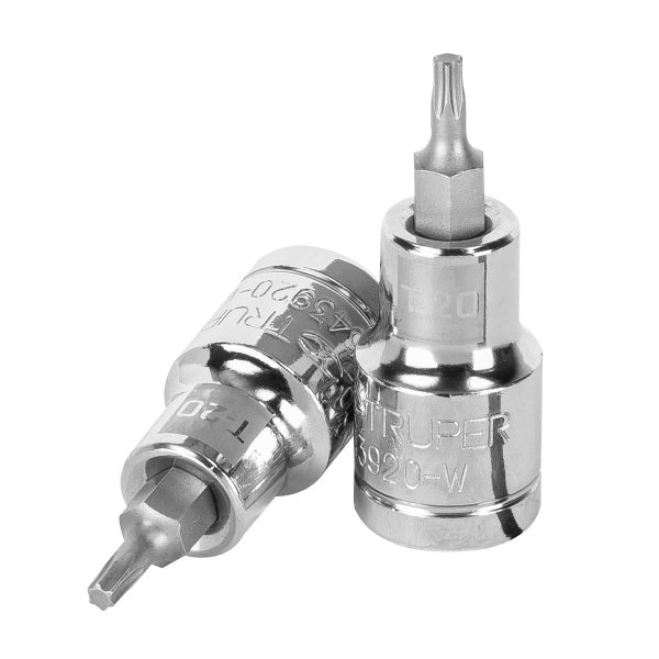 Dado punta torx T-20, cuadro 1/2", Truper