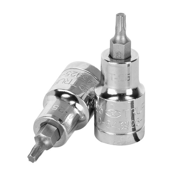 Dado punta torx T-25, cuadro 1/2", Truper