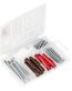 Estuche 26 taquetes 3/16", 1/4", 5/16", c/pijas #6, #8, #10