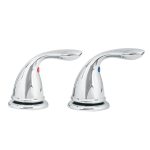 Juego de manerales palanca para taladros separados, lavabo ,cromo,Aero