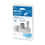 Llave angular 1/2',1/4 de vuelta, barrilito, maneral palanca