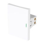 Interruptor de 3 vias blanco de 3 modulos, linea Lisboa