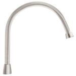 Cuello largo para mezcladora de fregadero, satin, Aqua