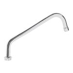 Cuello estandar para mezcladora de fregadero, cromo, Aqua