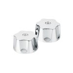 Juego de manerales hexagonales para lav-fregadero, cromo, Aqua