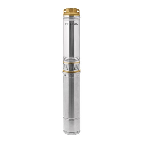 Bomba sumergible tipo bala, 1HP, uso agricola, TRUPER