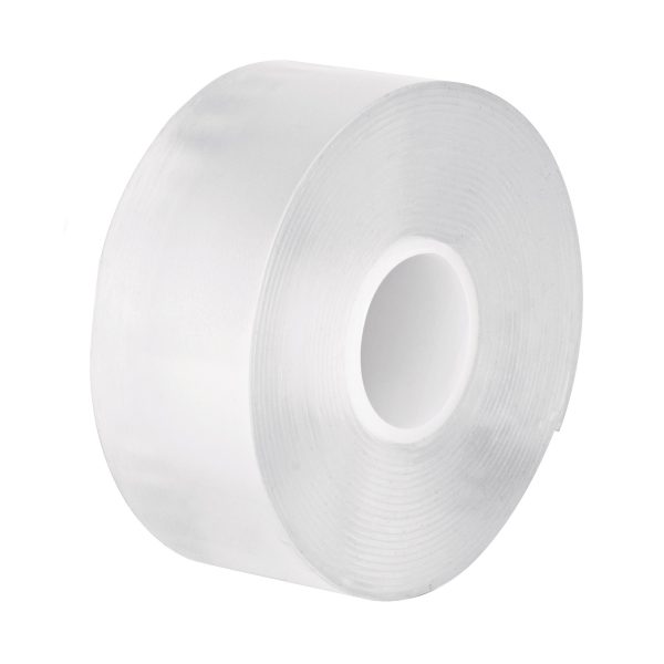 103222 CDR-330 Cinta doble cara reutilizable, transparente 3mx30mm, Truper