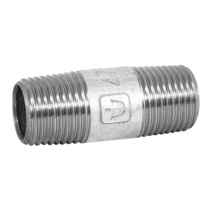 Niple de acero galvanizado 1/2" x 2", Foset