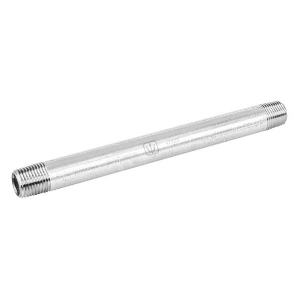 Niple de acero galvanizado 1/2" x 8", Foset