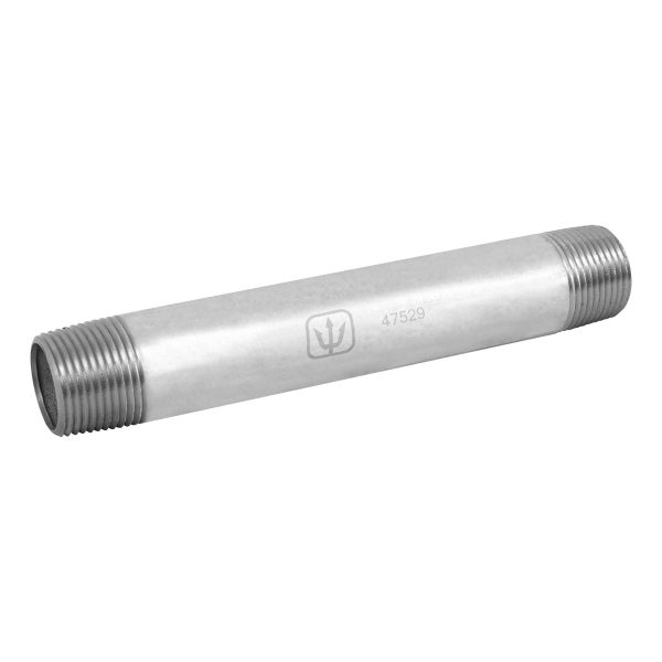 Niple de acero galvanizado 3/4" x 6", Foset