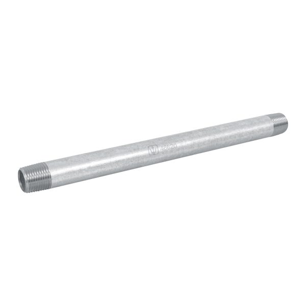 Niple de acero galvanizado 1/2 x 10", Foset