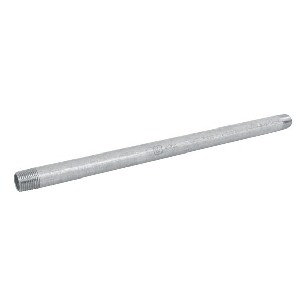 Niple de acero galvanizado 1/2 x 15", Foset