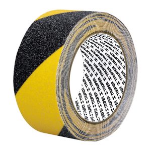 101448 CIA-25P Rollo 5 m de cinta antiderrapante ama/negra 50mm c/abrasivo