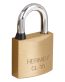 43427 CL-30 Candado de laton 30 mm gancho corto en blister, HERMEX