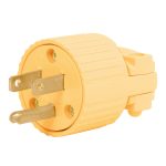 Clavija industrial pl?stica aterrizada, 2 polos+tierra