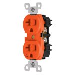 Contacto d?plex, tierra aislada, 20 A, linea standard