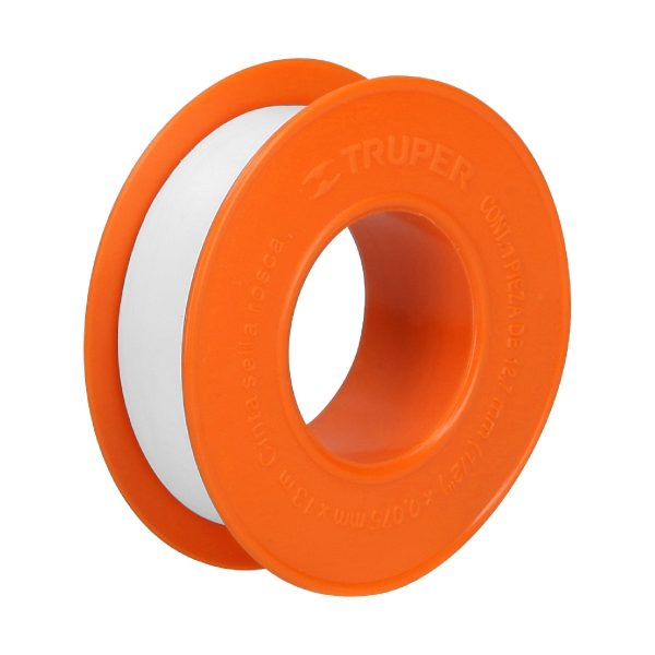 12512 CTF-1/2X13 Cinta sella roscas 1/2' X 13 m de largo, uso general, Truper