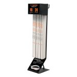 Rack despachador con 300 seguetas