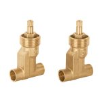 Juego llaves empotrar soldables, compresion, s/maneral,Basic