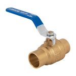 Valvula de esfera, de laton, soldable, 1', alta presion