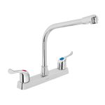 Mezcladora 8' fregadero, ABS, cuello cobra, palanca, BASIC