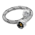 Manguera para WC, acero inox, 1/2'x7/8', 35 cm