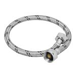 Manguera para WC, acero inox, 1/2'x7/8', 50 cm