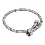 Manguera para WC, acero inox, 1/2'x7/8', 60 cm