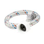 Manguera para WC, aluminio, 1/2'x7/8', 35cm, plast/metal, Basic