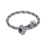 Manguera para WC, acero inox, 1/2'x7/8', 50 cm, plastico/laton