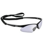 Lentes seguridad espejo azul con cordon ajustable, Sport