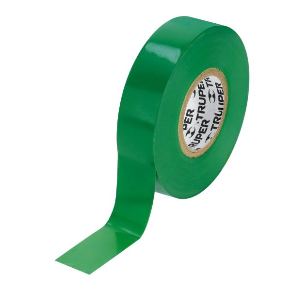 12502 M-33V Cinta de aislar de 18 m x 19 mm, verde, Truper