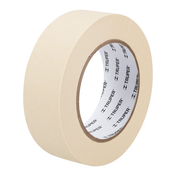 12592 MSK-1-1/2 Cinta masking tape de 1-1/2' x 50 m, Truper