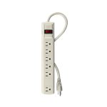 Multicontacto 14 AWG 6 entradas supresor de picos 270 joules