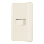 Placa armada 1 interruptor de escalera, marfil, Basic