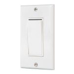 Placa armada con interruptor de tres vias, linea Classic