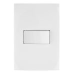 Placa armada con interruptor escalera, linea Oslo, blanco